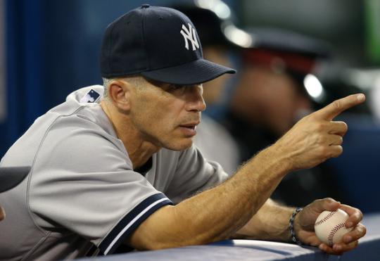 New York Yankees manager JOE GIRARDI