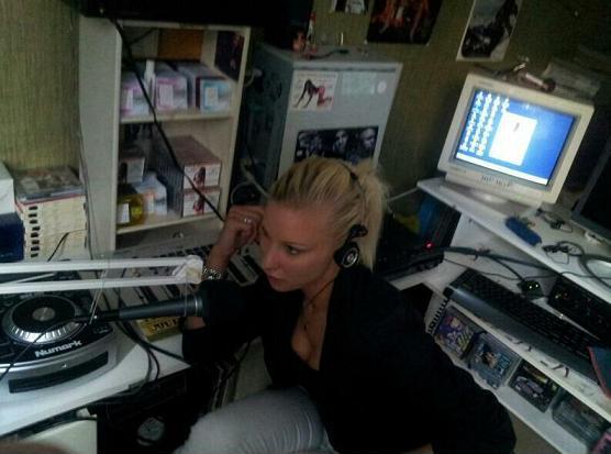 OnceWereGood model Elin Leopardia Live in the MRS 90.5 / DJ Jens studios 2013