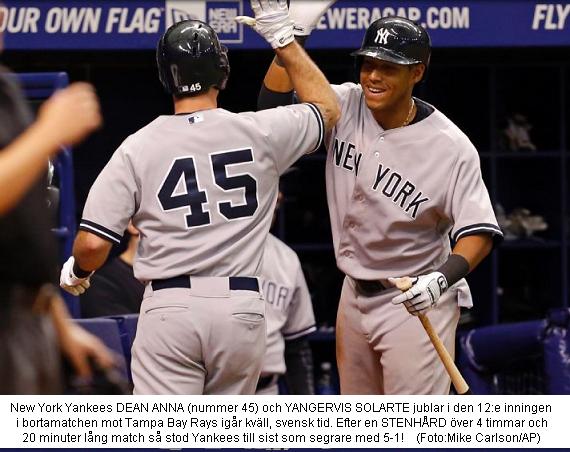 Anna & Solarte Win vs. Rays 20140420