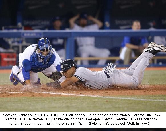 Solarte bränd - men hjälte i Toronto