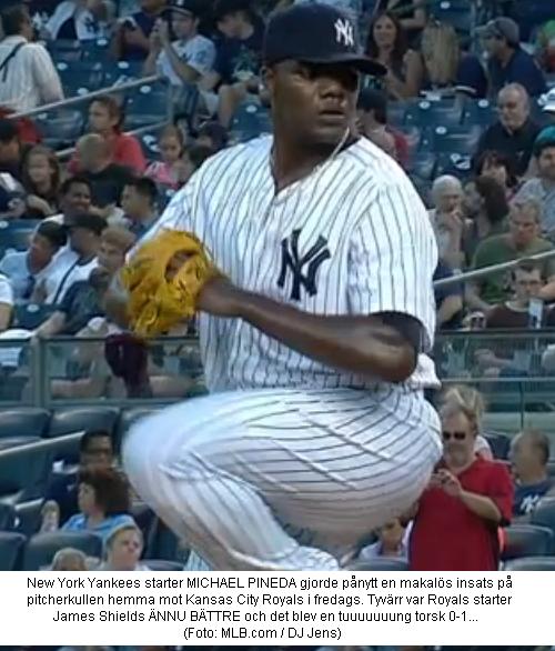 Pineda suverän vs. Royals men still torsk 20140905