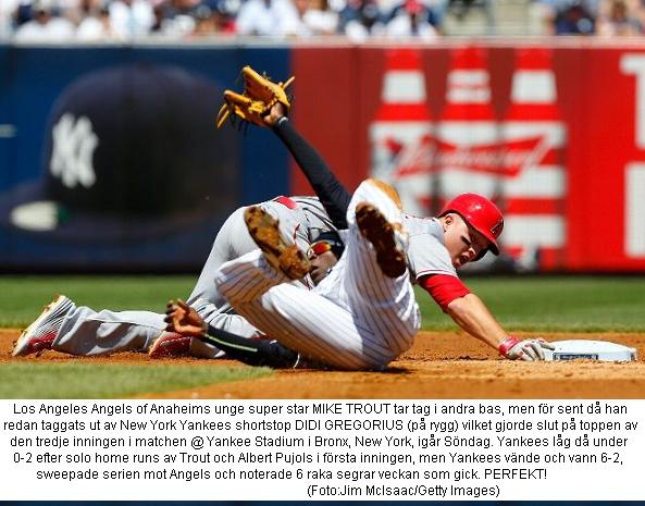 Trout is OUT in da Bronx - June 7 - 2015