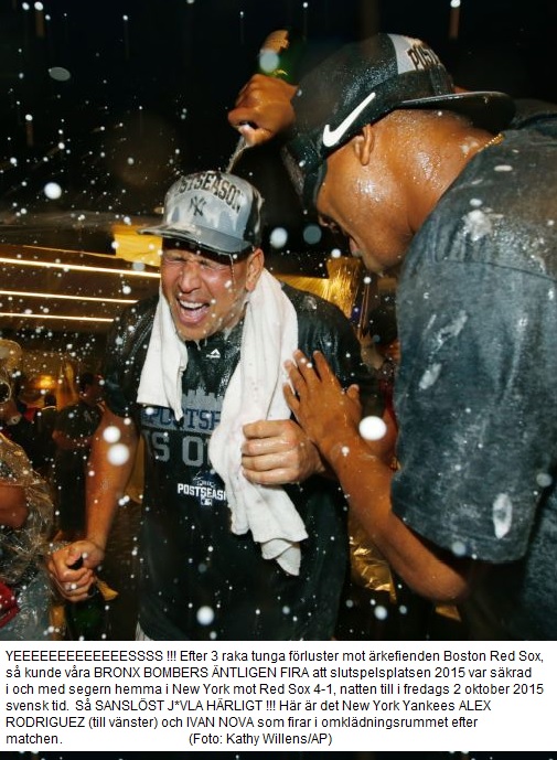 A Rod & Nova Celebrate Yankees Back in da Postseason Thursday Oct 1 - 2015